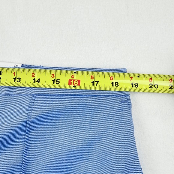 Liz Claiborne Women's Capri Pants Size 16 Blue Mid Rise Zip/Elastic Back NWT - Picture 9 of 12